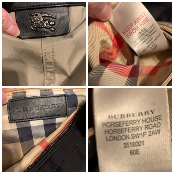 **SOLD** Burberry Buckleigh Nylon black Tote purse - Picture 8 of 16